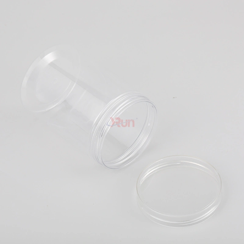 We provide Empty PET food jars that serve as versatile custom PET jars, ready for your specific clear plastic caps and airtight liners.